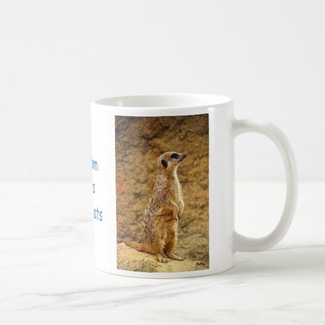 Personalized Meerkat Mug (Right)