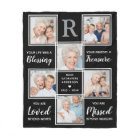 Personalized Memorial Keepsake Photo Collage 