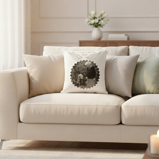 Personalized Memorial Photo Pillow (Creator Uploaded)