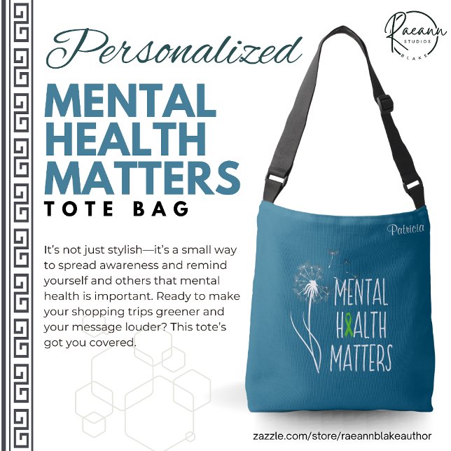 Personalized Mental Health Matters Tote Bag (Creator Uploaded)