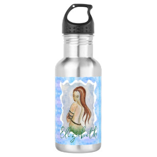 Personalized Mermaid Boho Ocean Fantasy 532 Ml Water Bottle