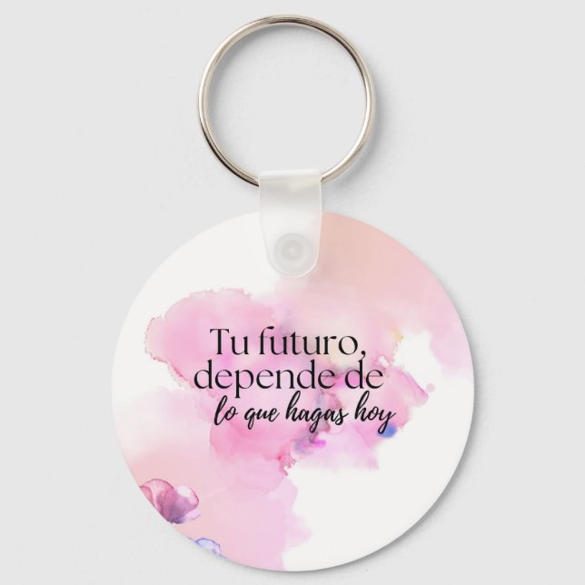 Personalized Metal Keychain Water-Resistant (Front)