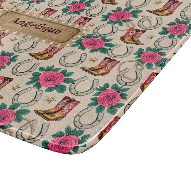 Personalized Midwest Princess designer Cutting Board (Corner)