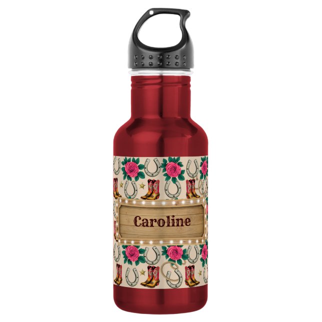 Personalized Midwest Princess water bottle (Front)