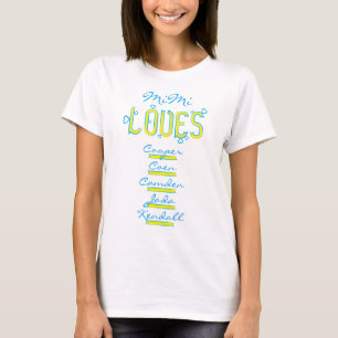 PERSONALIZED MiMi LOVES her grandchildren T-Shirt