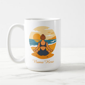 Personalized Mindfulness Yoga Coffee Mug