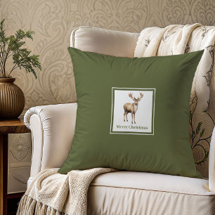 Personalized Minimal Nordic Christmas Pillow