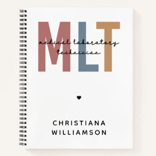 Personalized MLT Medical Laboratory Technician Notebook