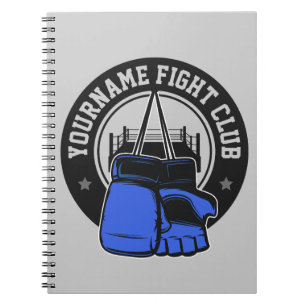 Personalized MMA Mixed Martial Arts Fight Club Notebook