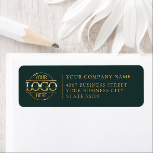 Personalized Modern Business Logo Return Address Return Address Label