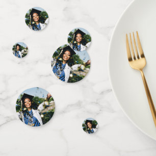 Personalized Modern Graduation Photo Confetti