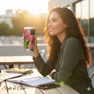 Personalized Modern Image Custom Insulated Tumbler