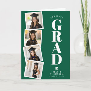 Personalized Modern School College Graduation  Card