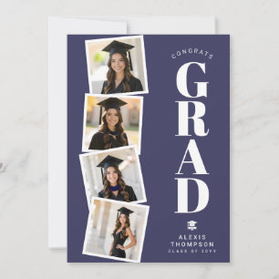 Personalized Modern School College Graduation  Card