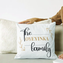 Personalized Modern & Sophisticated Family Name |