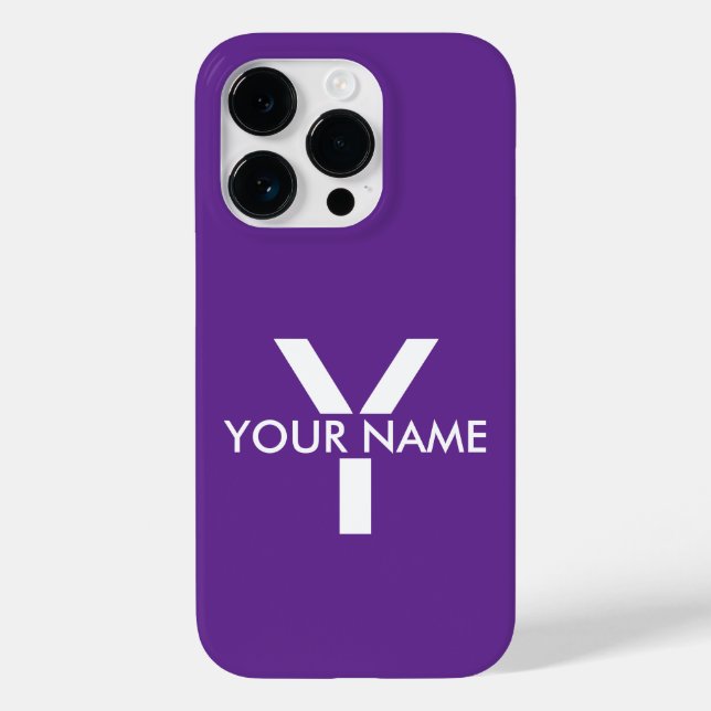 Personalized Modern Stylish Trendy  Case-Mate iPh iPhone Case (Back)