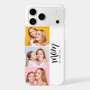 Personalized Mom 3 Photo Year Established Modern