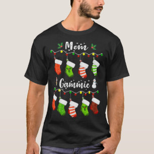 Personalized Mom Gammie Christmas Gift Xmas Socks T-Shirt