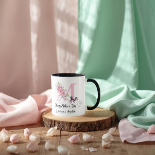 Personalized Mom Initial Mug
