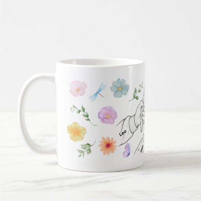 Personalized Mom Mug with Children's Names (Left)