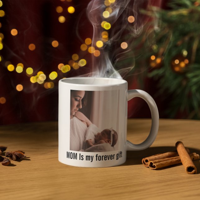 Personalized Mom Photo Mug, Custom Mother’s Day  Two-Tone Coffee Mug (Creator Uploaded)