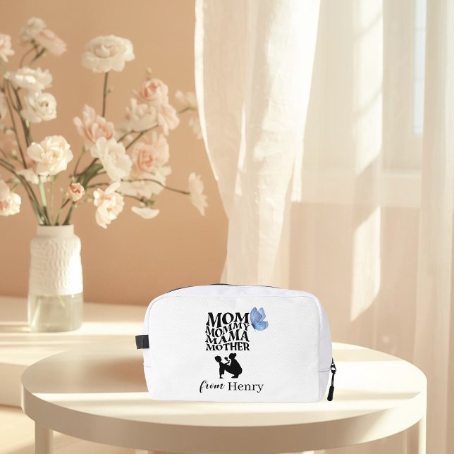 Personalized Mom Typography Toiletry Bag (Creator Uploaded)