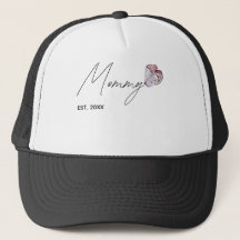 Personalized Mommy EST. Year Trucker Hat for MOM