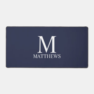 Personalized Monogram and Name Desk Mat