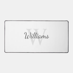Personalized Monogram and Name Desk Mat