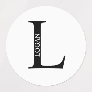 Personalized Monogram and Name Labels