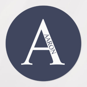 Personalized Monogram and Name Labels