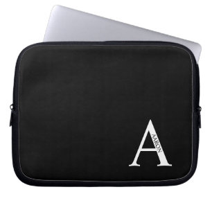 Personalized Monogram and Name Laptop Sleeve