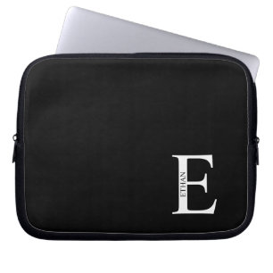 Personalized Monogram and Name Laptop Sleeve