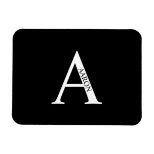 Personalized Monogram and Name Magnet