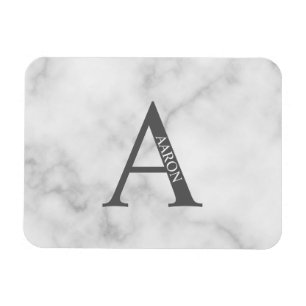 Personalized Monogram and Name Magnet
