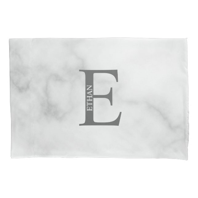 Personalized Monogram and Name Pillow Case (Front)
