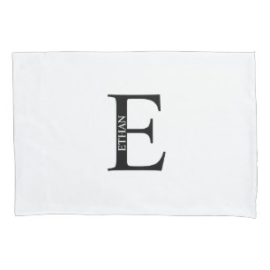 Personalized Monogram and Name Pillow Case