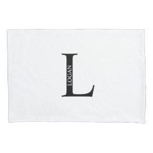 Personalized Monogram and Name Pillow Case