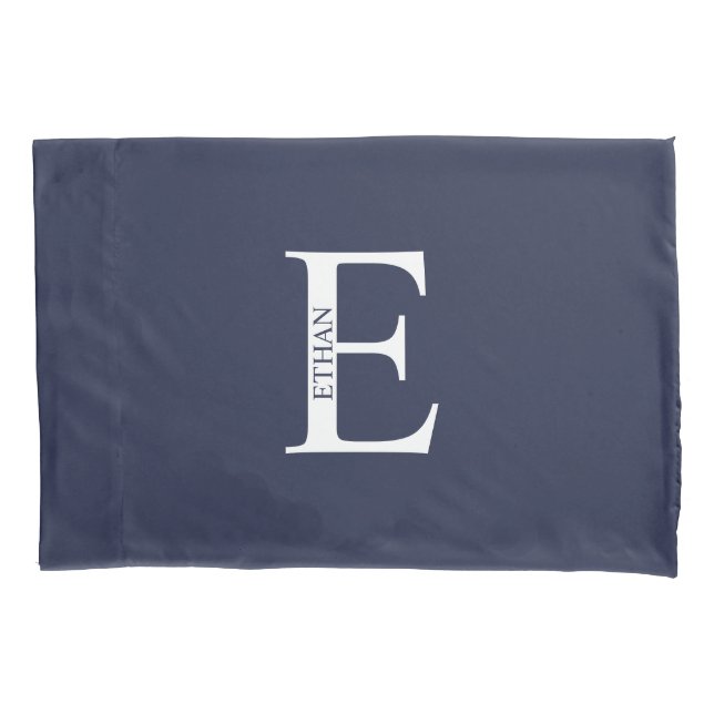 Personalized Monogram and Name Pillow Case (Front)