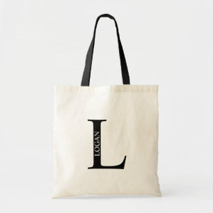 Personalized Monogram and Name Tote Bag