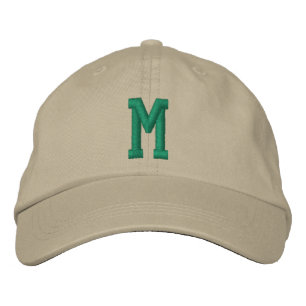 Personalized Monogram Bold Initial Embroidered Hat