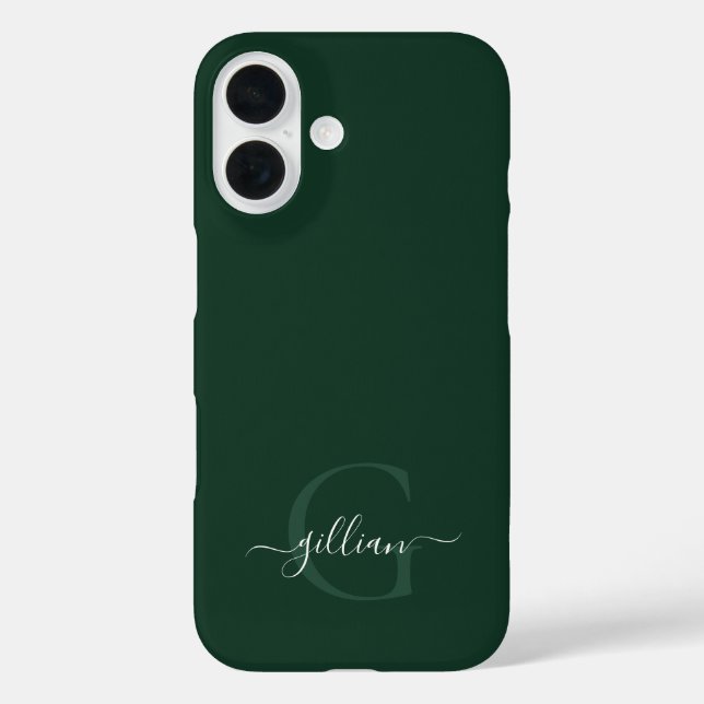 Personalized Monogram Case-Mate iPhone Case (Back)