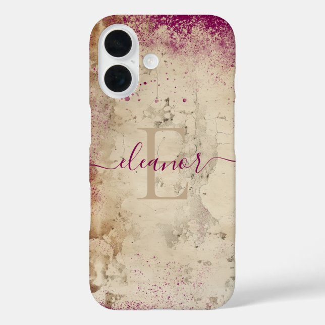 Personalized Monogram  Case-Mate iPhone Case (Back)