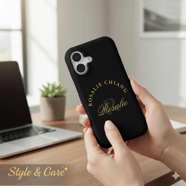 Personalized Monogram Design Custom Name (Personalized Monogram Design Custom Name Case-Mate iPhone Case)