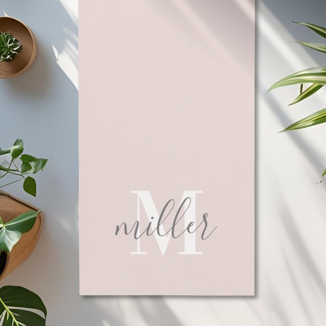 Personalized Monogram Family Name Yoga Mat (Creator Uploaded)