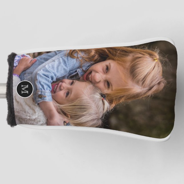 Personalized Monogram Family Photo Golf Head Cover (Front)