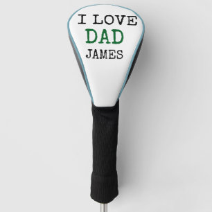 Personalized monogram  Father's golf driver cover 