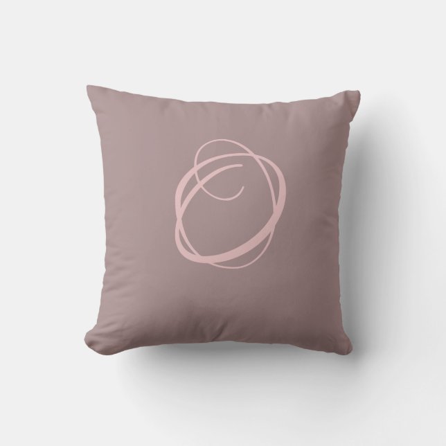 Personalized Monogram Initial Cushion (Front)