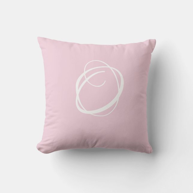 Personalized Monogram Initial Cushion (Front)