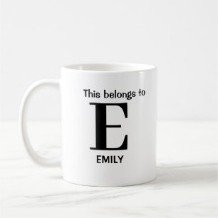 Personalized Monogram Mug